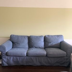 Denim couch sofa